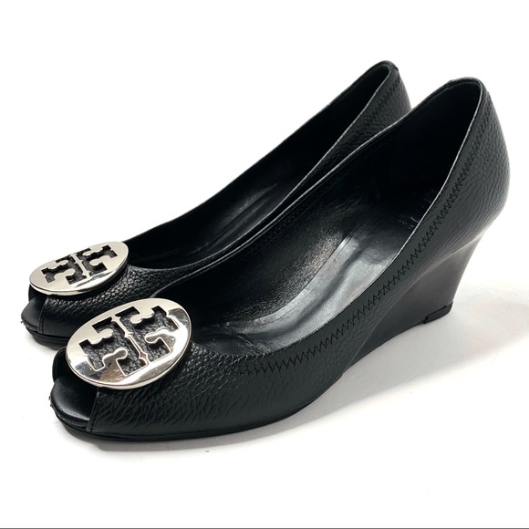 ❗️S O L D ❗️◼️TORY BURCH ‘Sally 2' Peep Toe Wedge - Picture 5 of 15